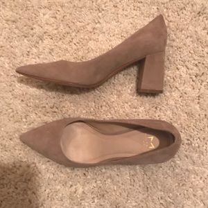 Marc Fisher Ltd Zara suede pointed toe pumps